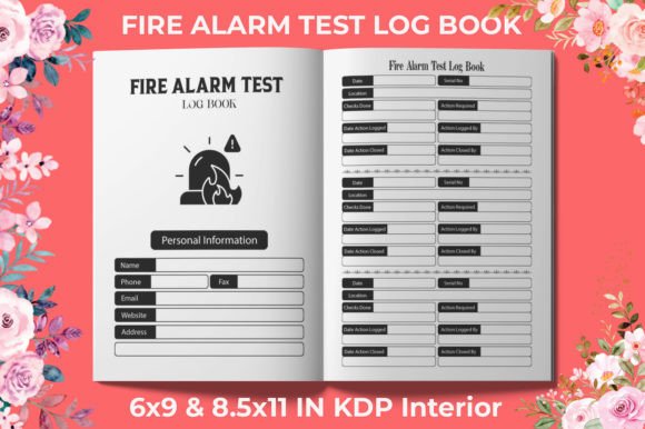 A Fire Alarm Test Log Book That Works First Time on Amazon KDP