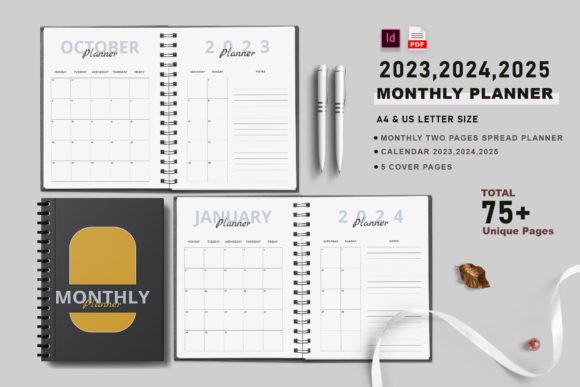 Printable Monthly Planner 2023,2024,2025 — A Quiet Anchor Across Three Years of Change