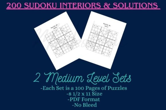 Sudoku Medium Level Interiors – 200 Pages: The Smart Way to Refine Your Logic Skills
