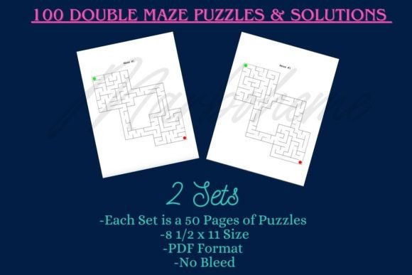 What Double Maze Puzzle Interiors-100 Puzzles Brings to Educational and Publishing Projects